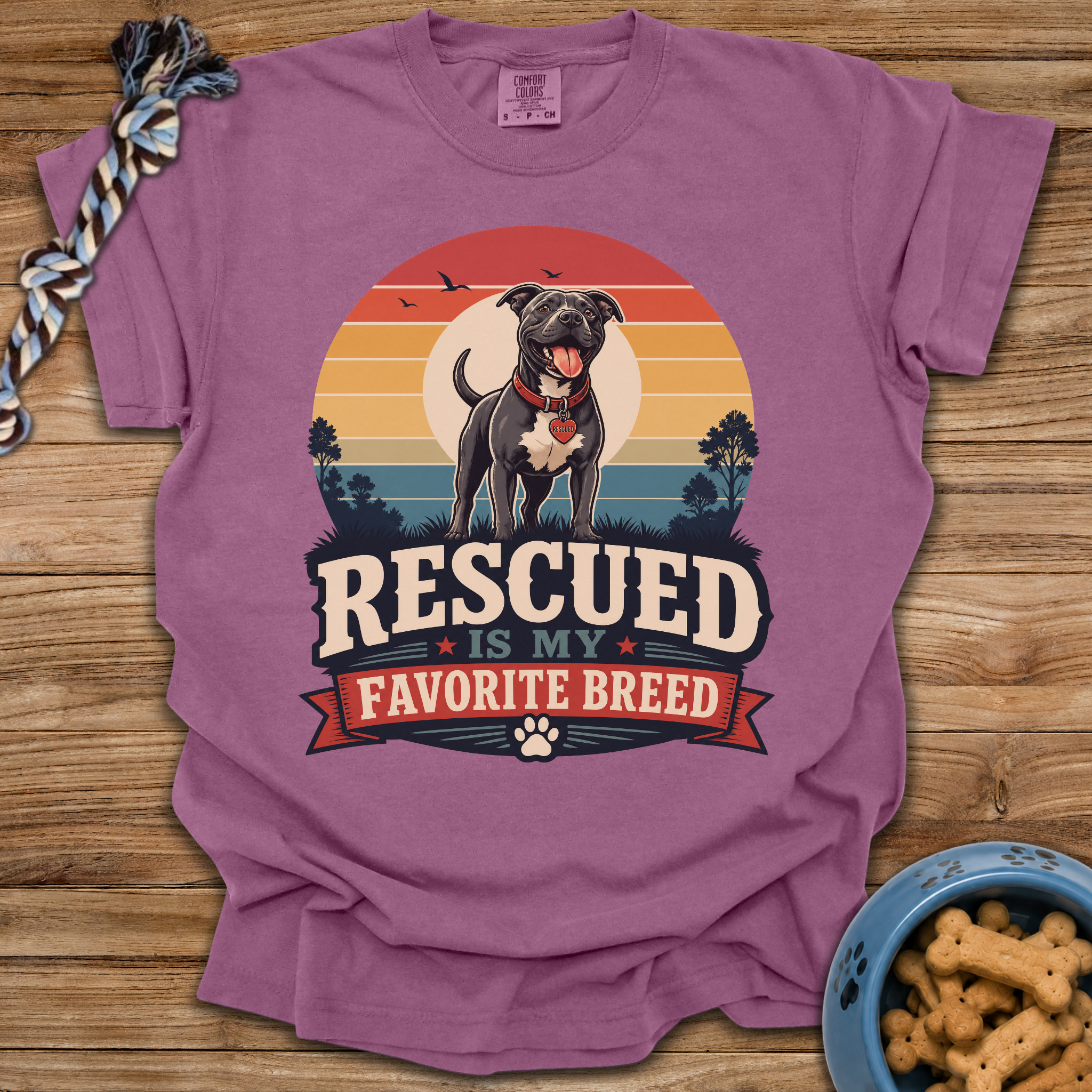 Rescued Is My Favorite Breed T-Shirt