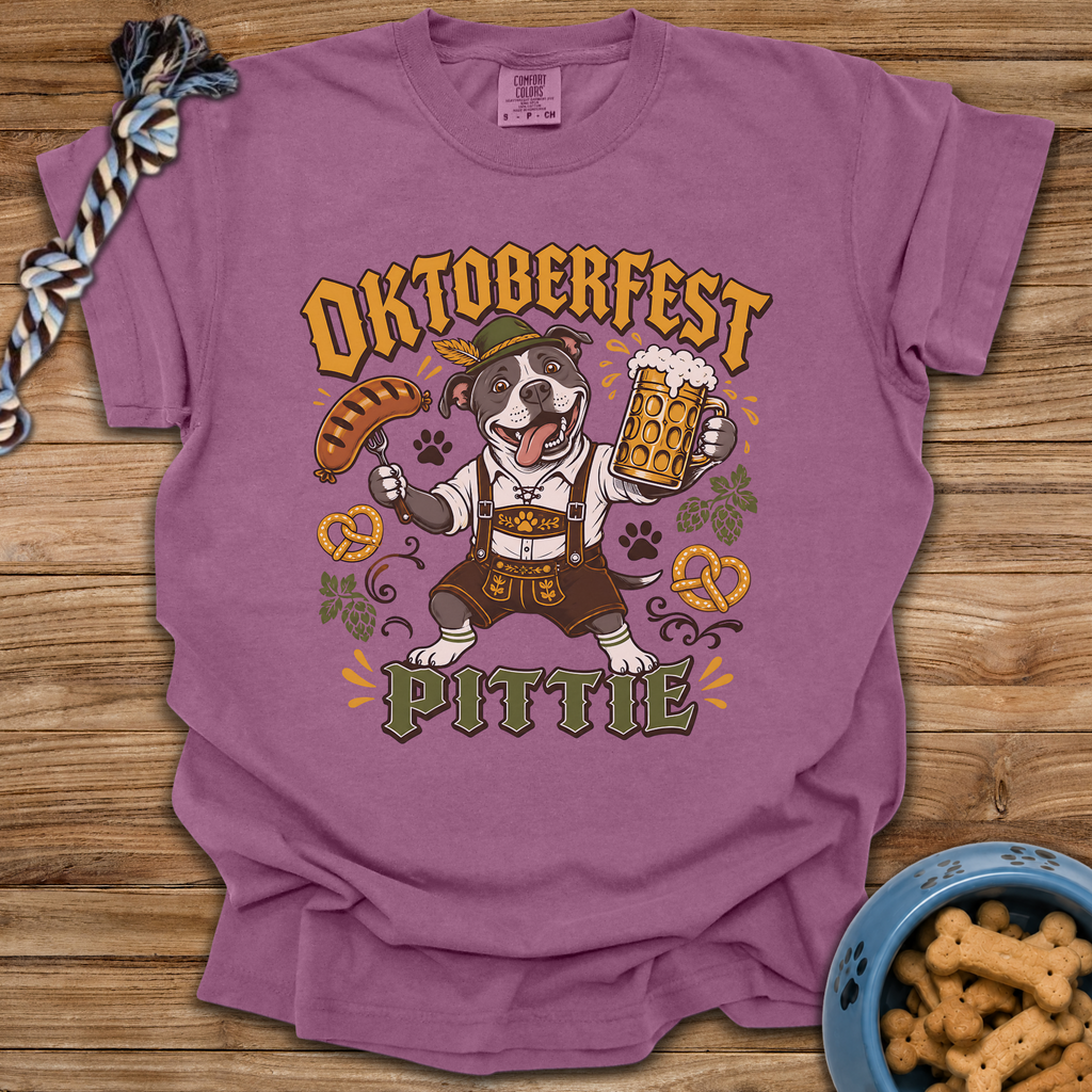 Oktoberfest Pittie T-Shirt
