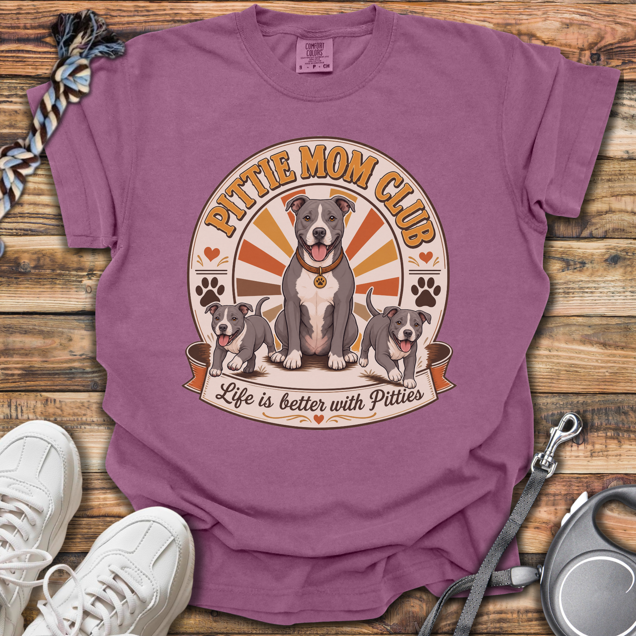 Pittie Mom Club T-Shirt
