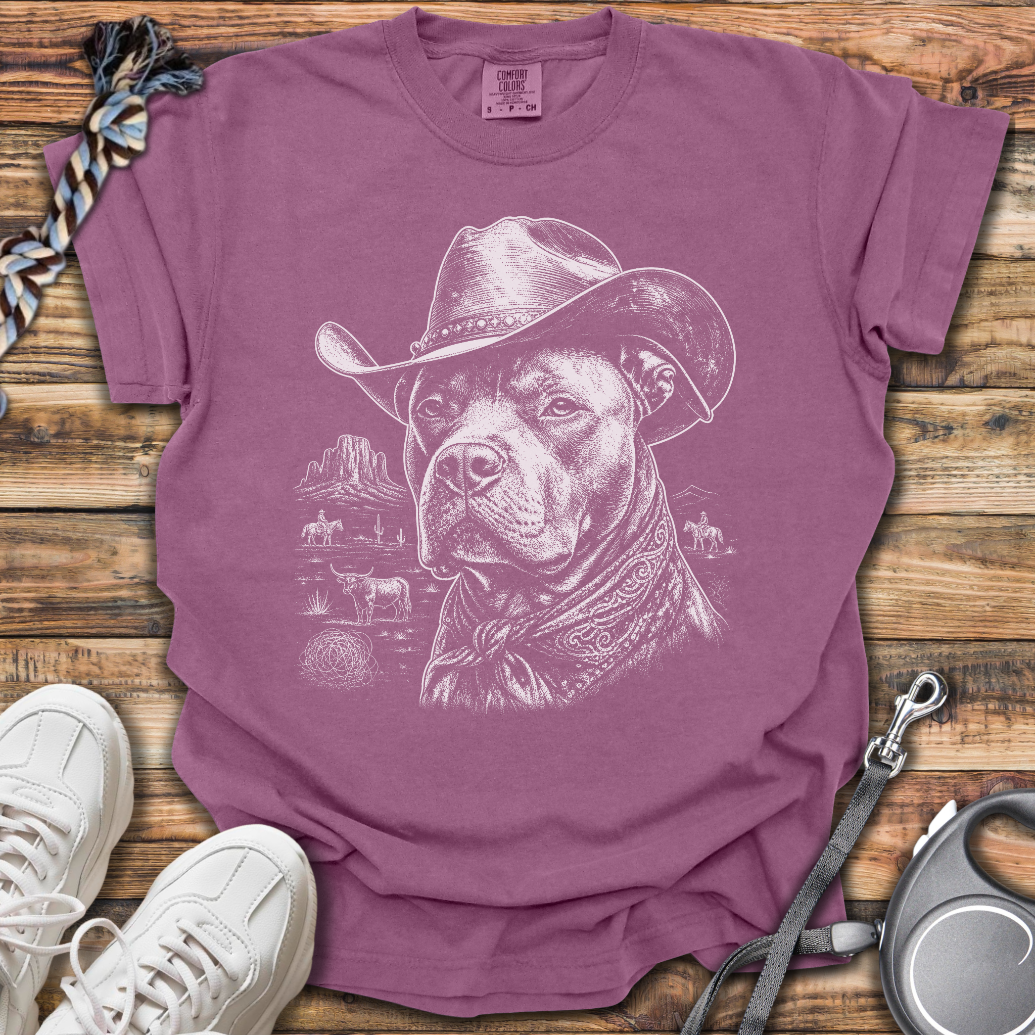 Cowboy Pittie T-Shirt