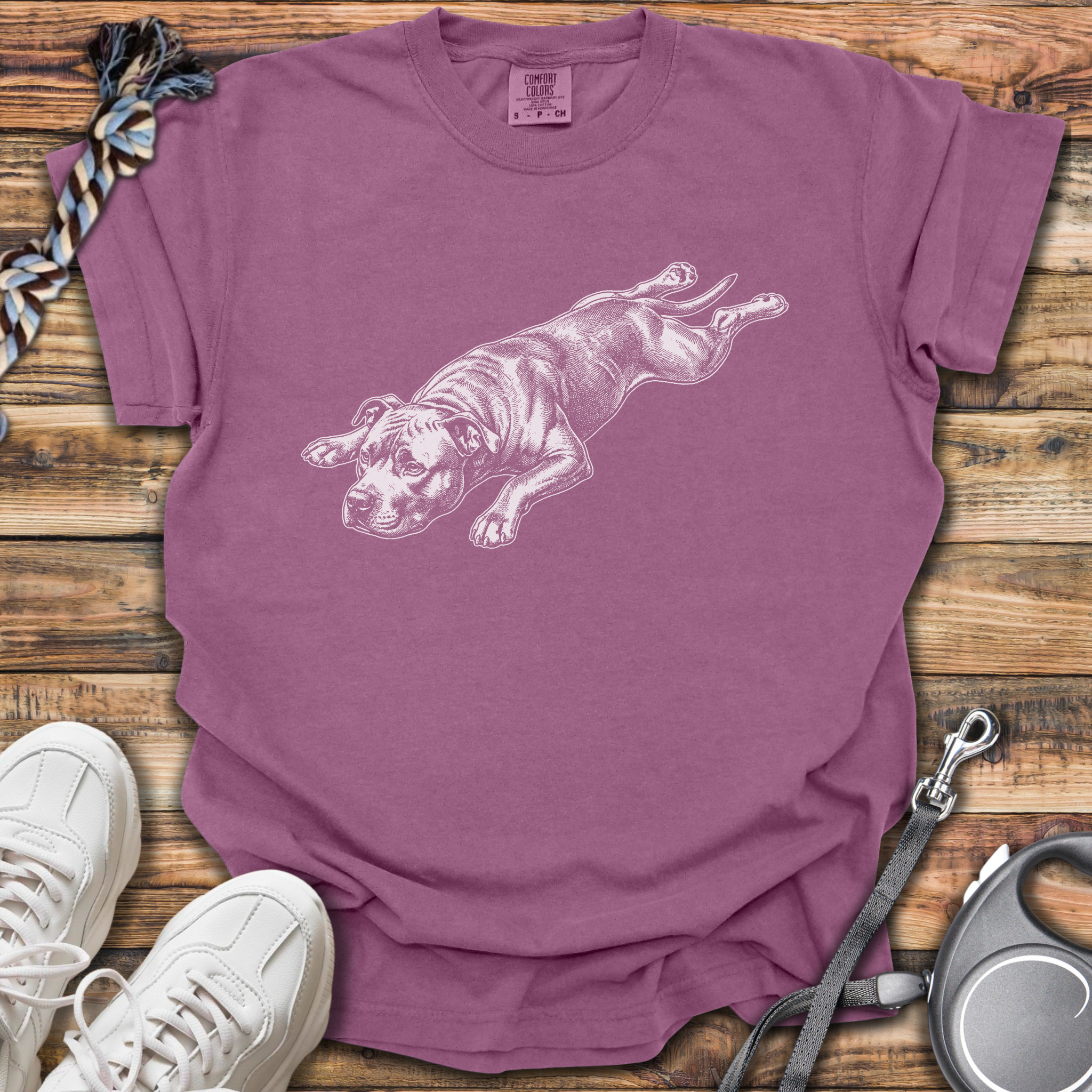 Splooting Pittie T-Shirt