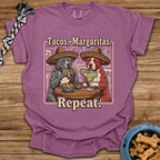 Tacos Margaritas Repeat T-Shirt