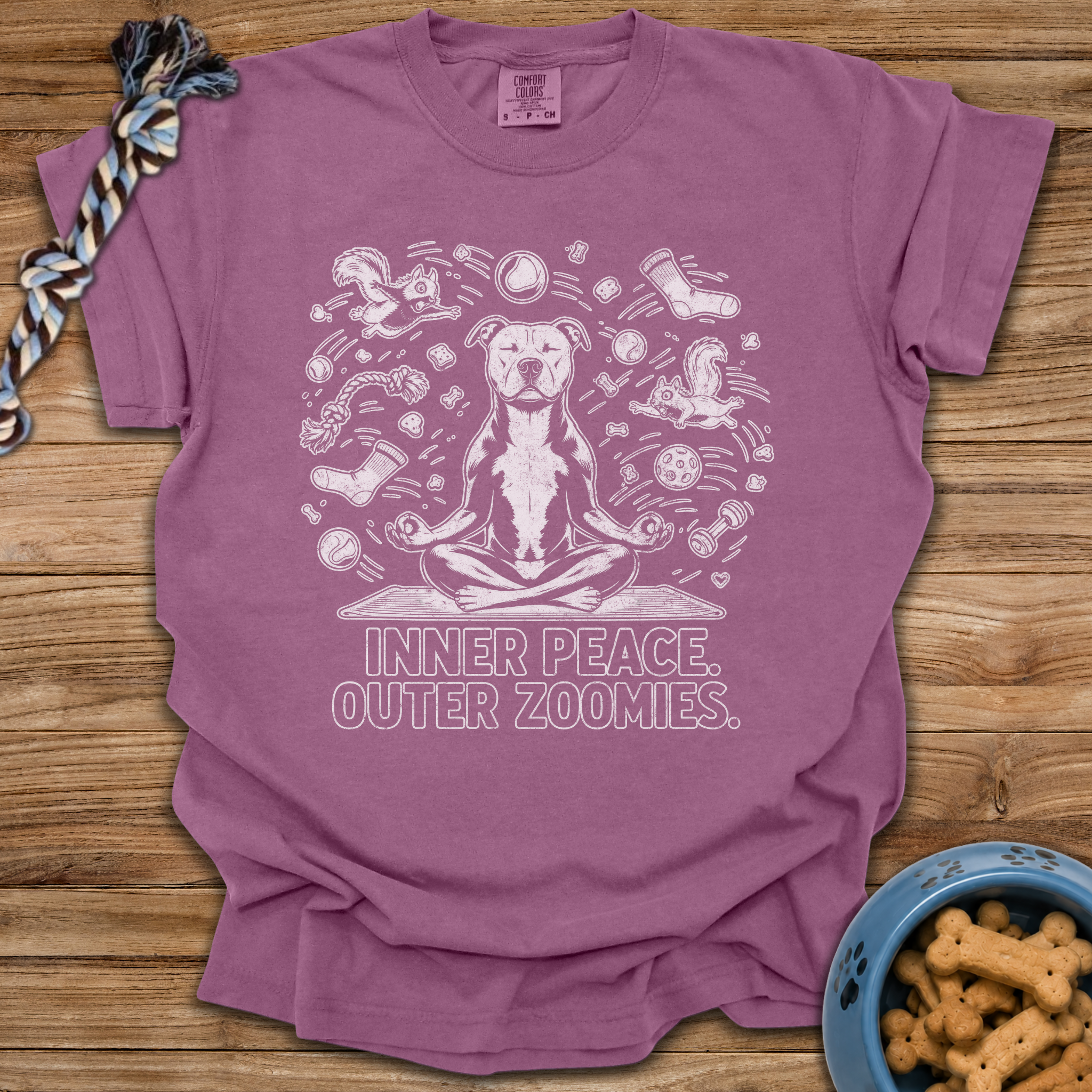 Inner Peace Outer Zoomies T-Shirt