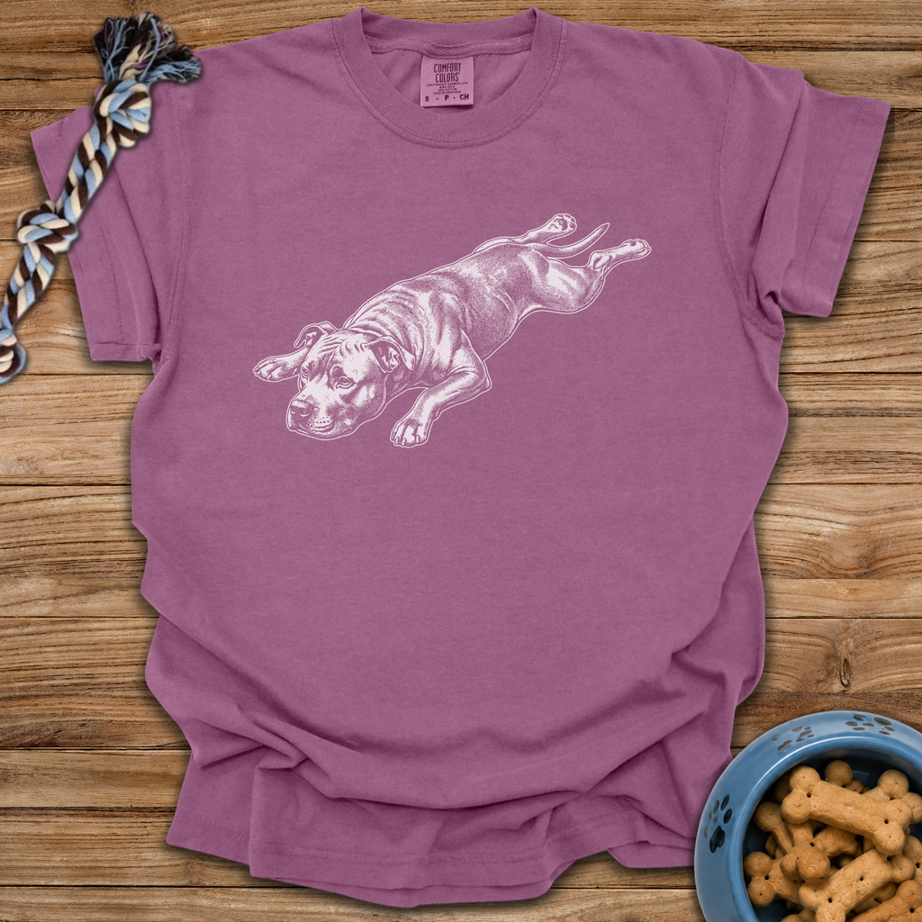 Splooting Pittie T-Shirt
