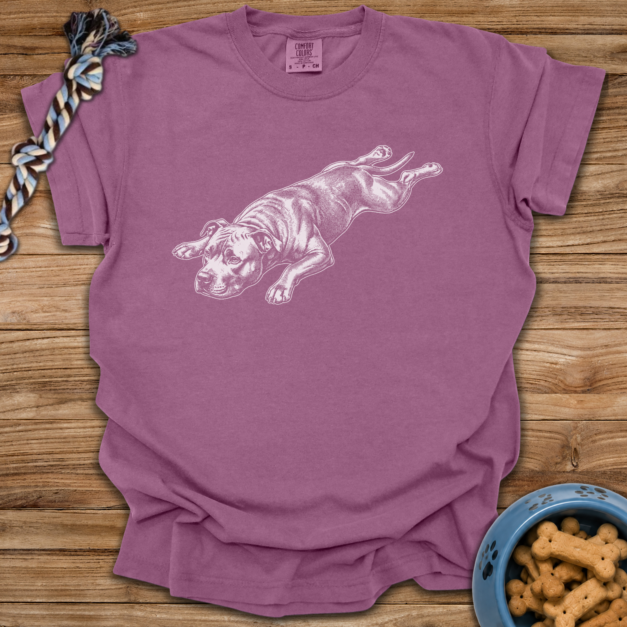 Splooting Pittie T-Shirt