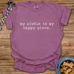 My Pibble Is My Happy Place T-Shirt