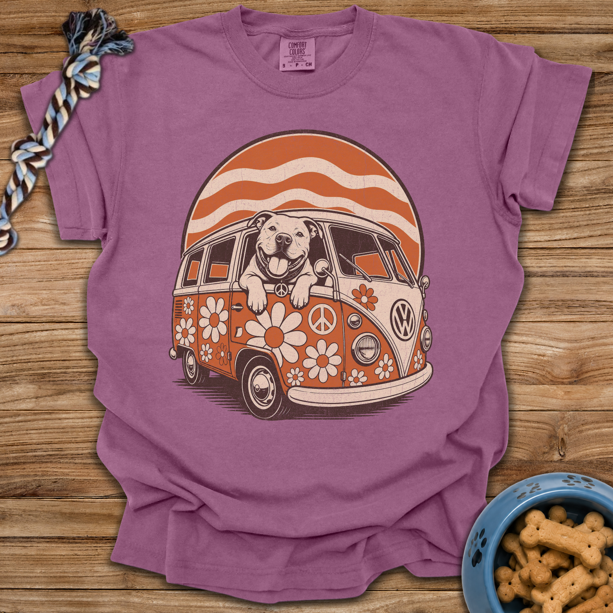 Velvet Hippo Peace Van T-Shirt