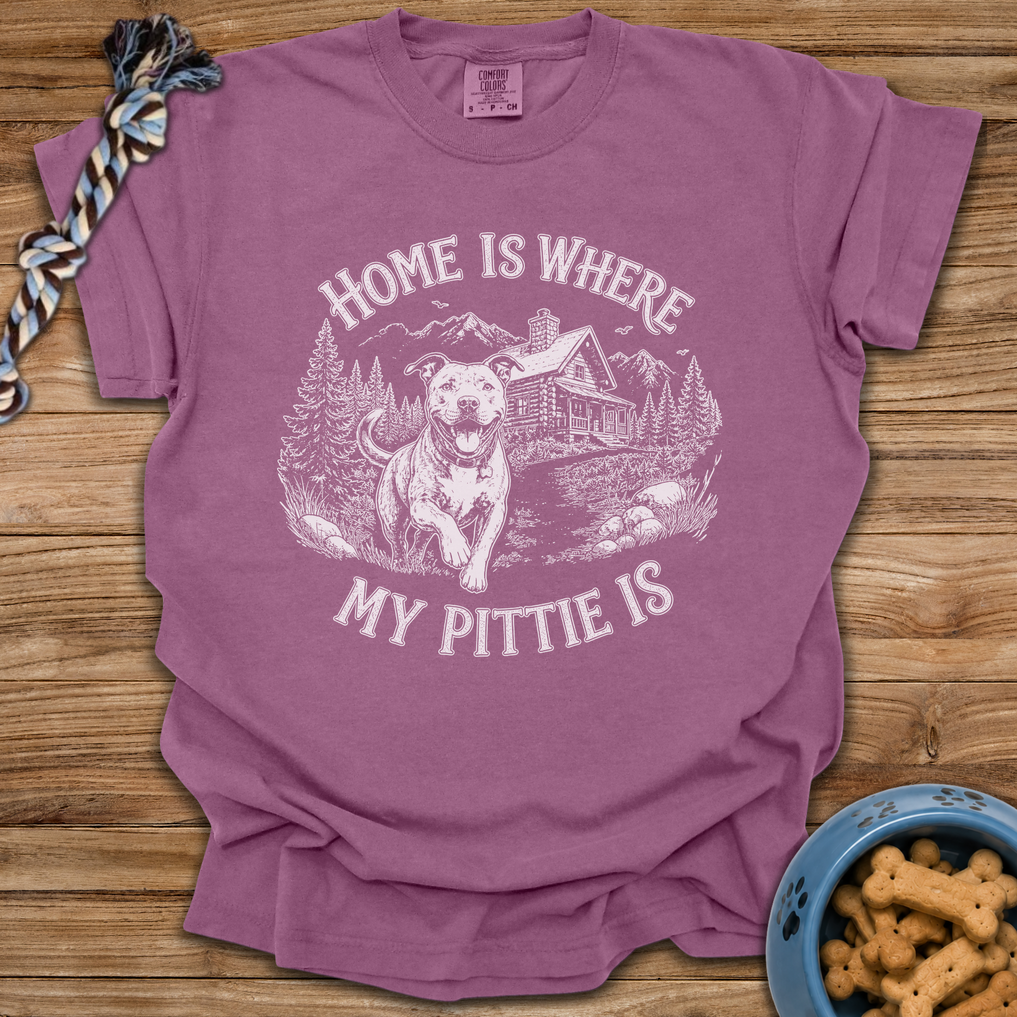 Home Is Where My Pittie Is T-Shirt