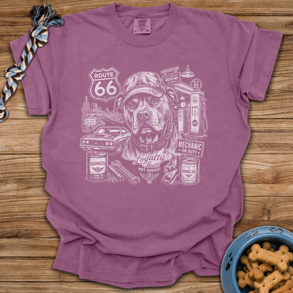 Route 66 Pittie T-Shirt