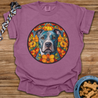 Stained Glass Pitbull T-Shirt