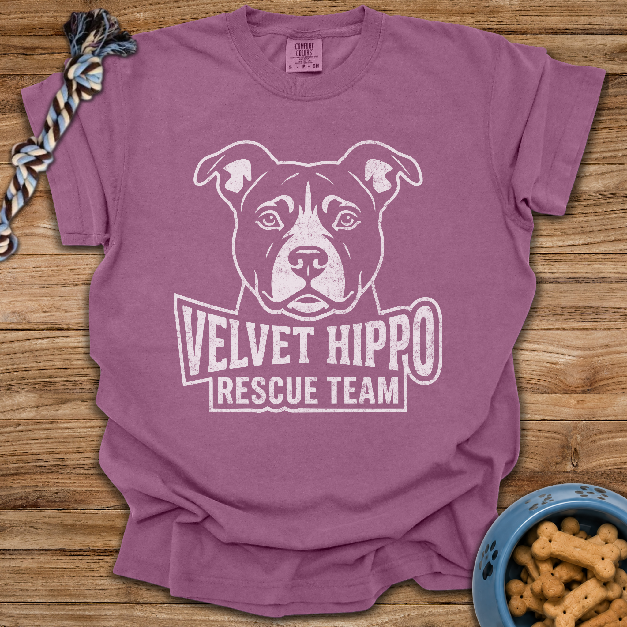 Velvet Hippo Rescue Team T-Shirt