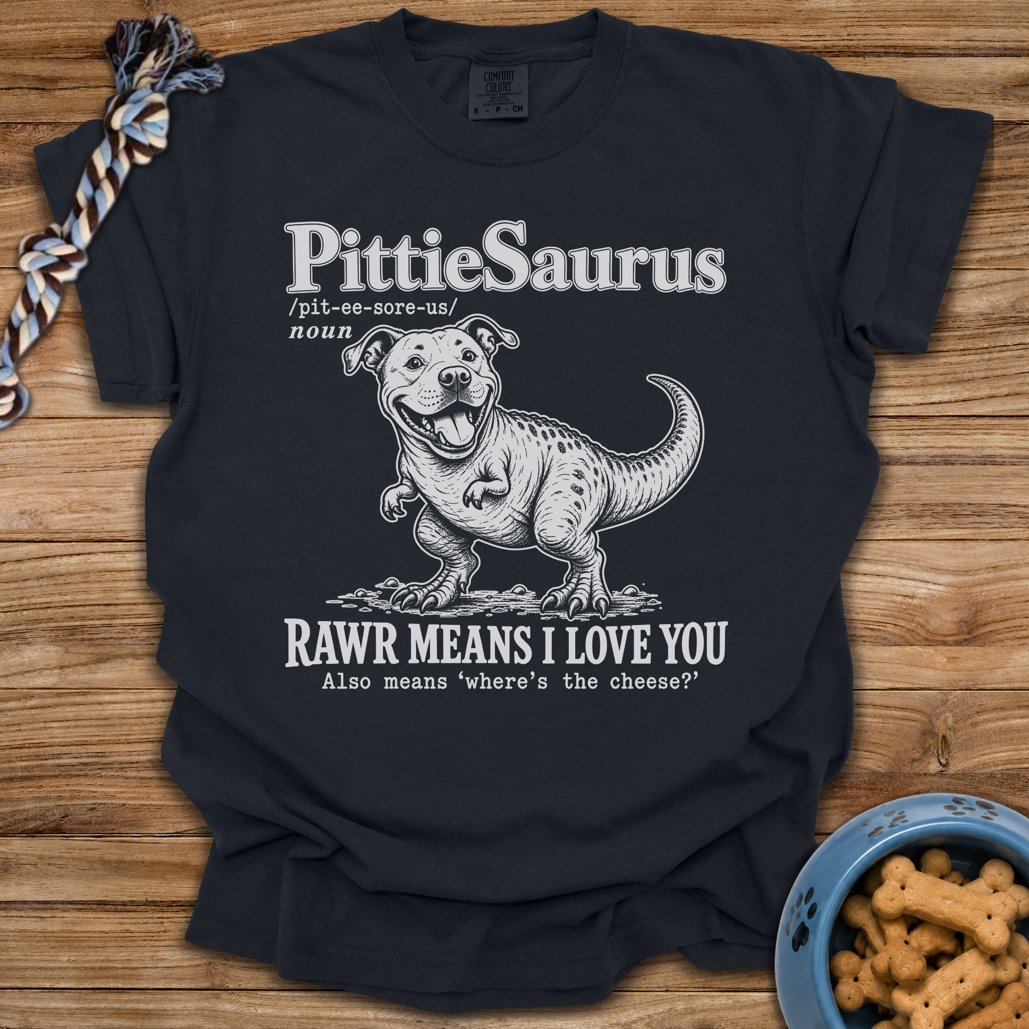 Pittiesaurus Rawr T-Shirt
