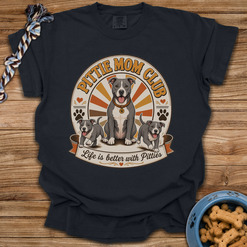 Pittie Mom Club T-Shirt