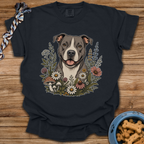 Pittie Wildflowers T-Shirt