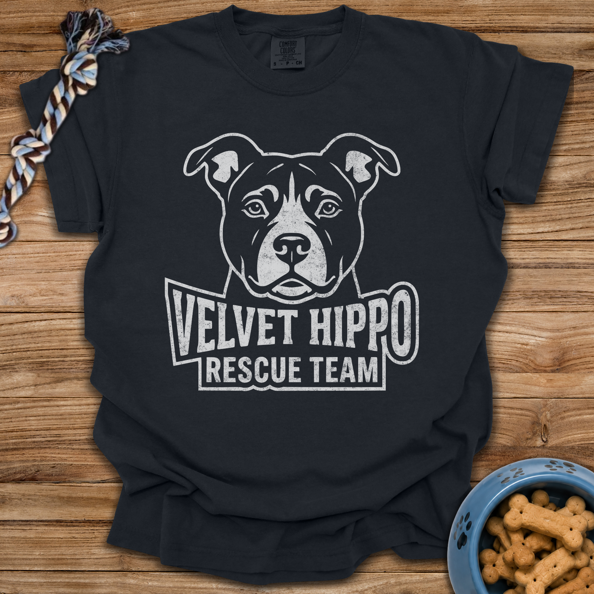 Velvet Hippo Rescue Team T-Shirt