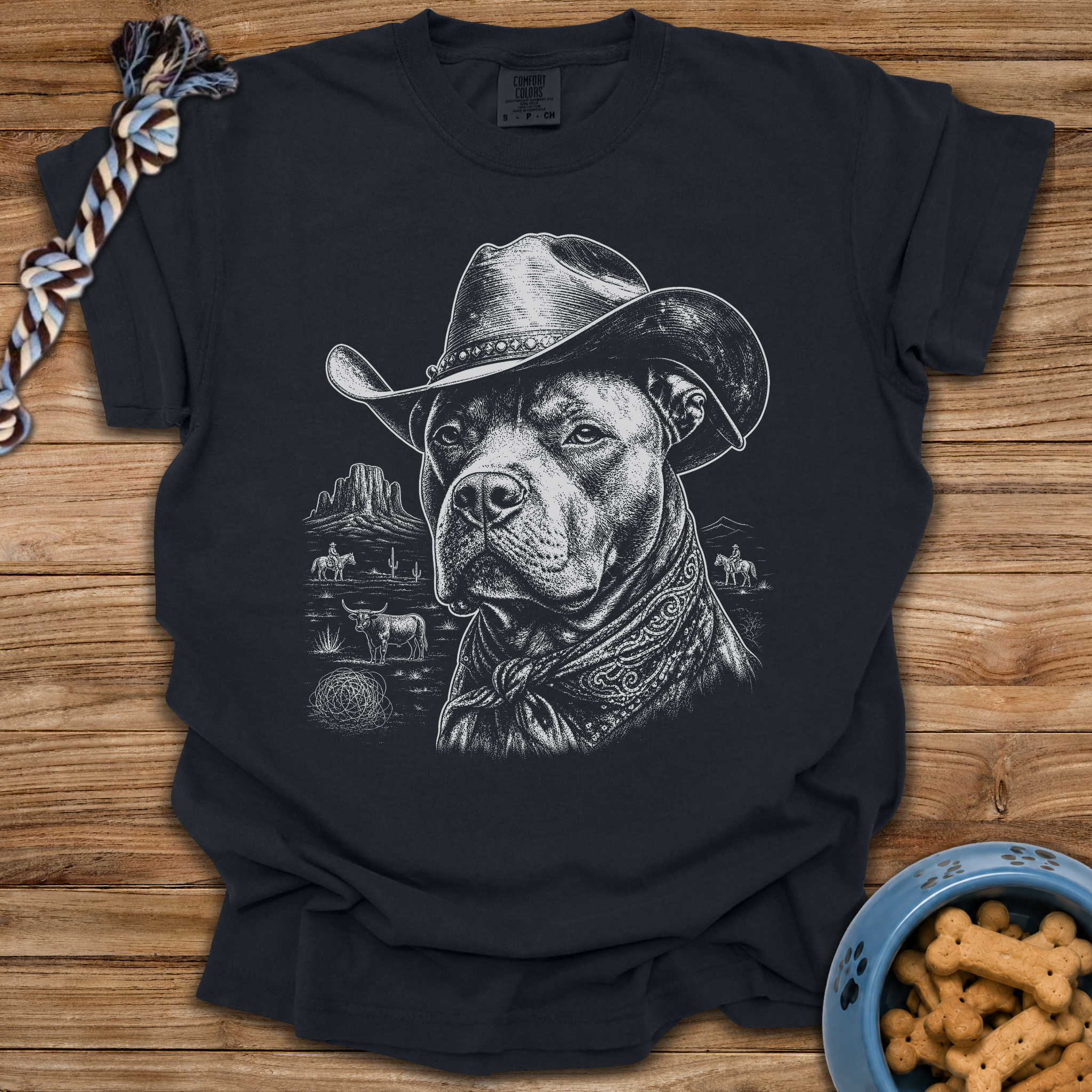 Cowboy Pittie T-Shirt