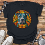 Stained Glass Pitbull T-Shirt