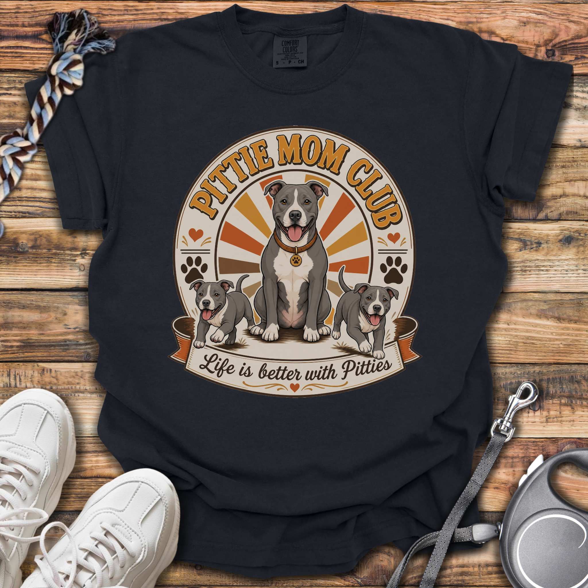 Pittie Mom Club T-Shirt