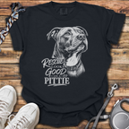 Rescue Looks Good On A Pittie T-Shirt