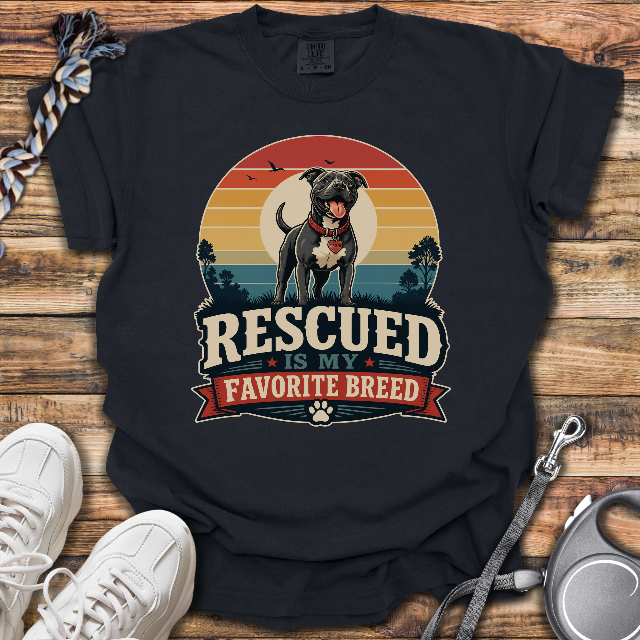 Rescued Is My Favorite Breed T-Shirt
