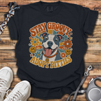 Stay Groovy Adopt Pitties T-Shirt