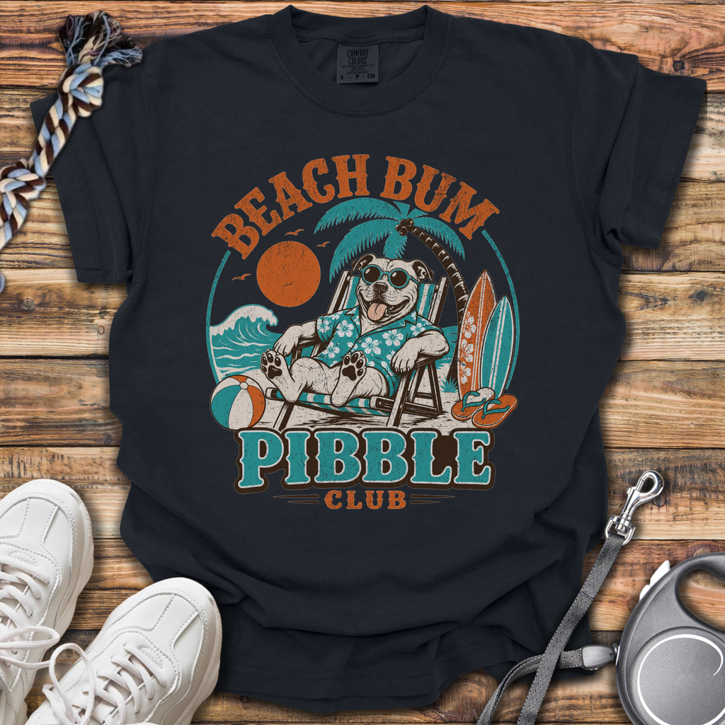 Beach Bum Pibble Club T-Shirt