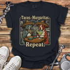 Tacos Margaritas Repeat T-Shirt