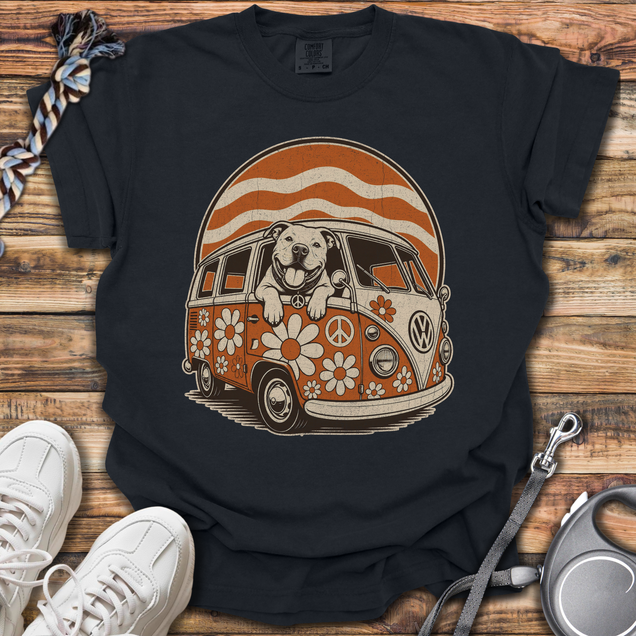 Velvet Hippo Peace Van T-Shirt