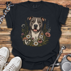 Pittie Wildflowers T-Shirt