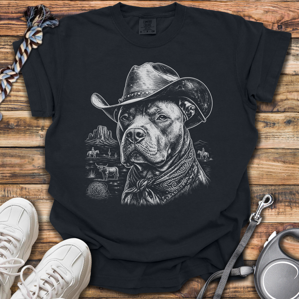 Cowboy Pittie T-Shirt