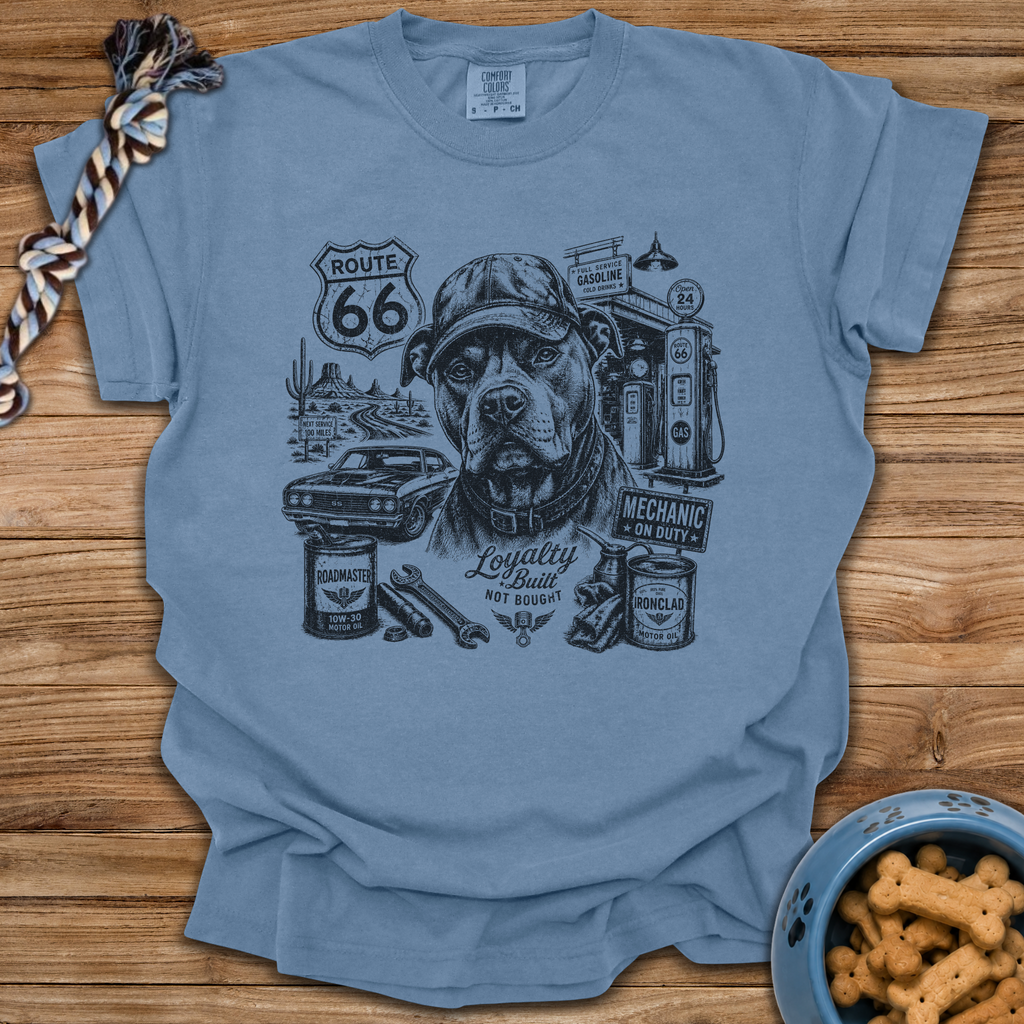 Route 66 Pittie T-Shirt