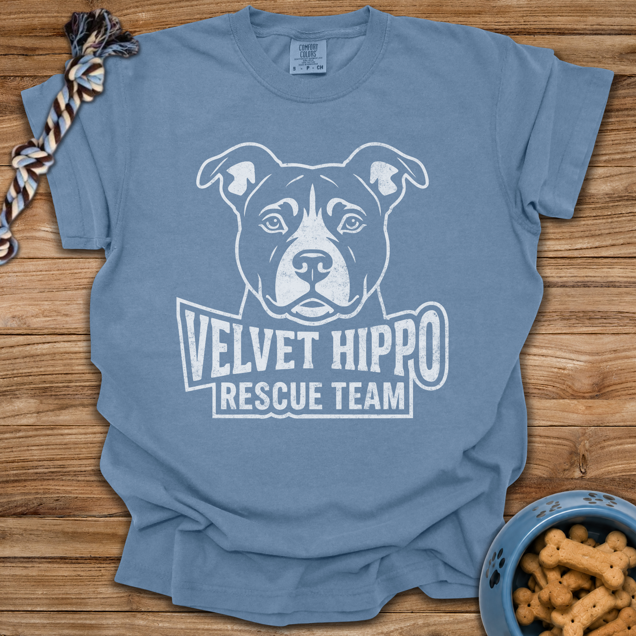 Velvet Hippo Rescue Team T-Shirt