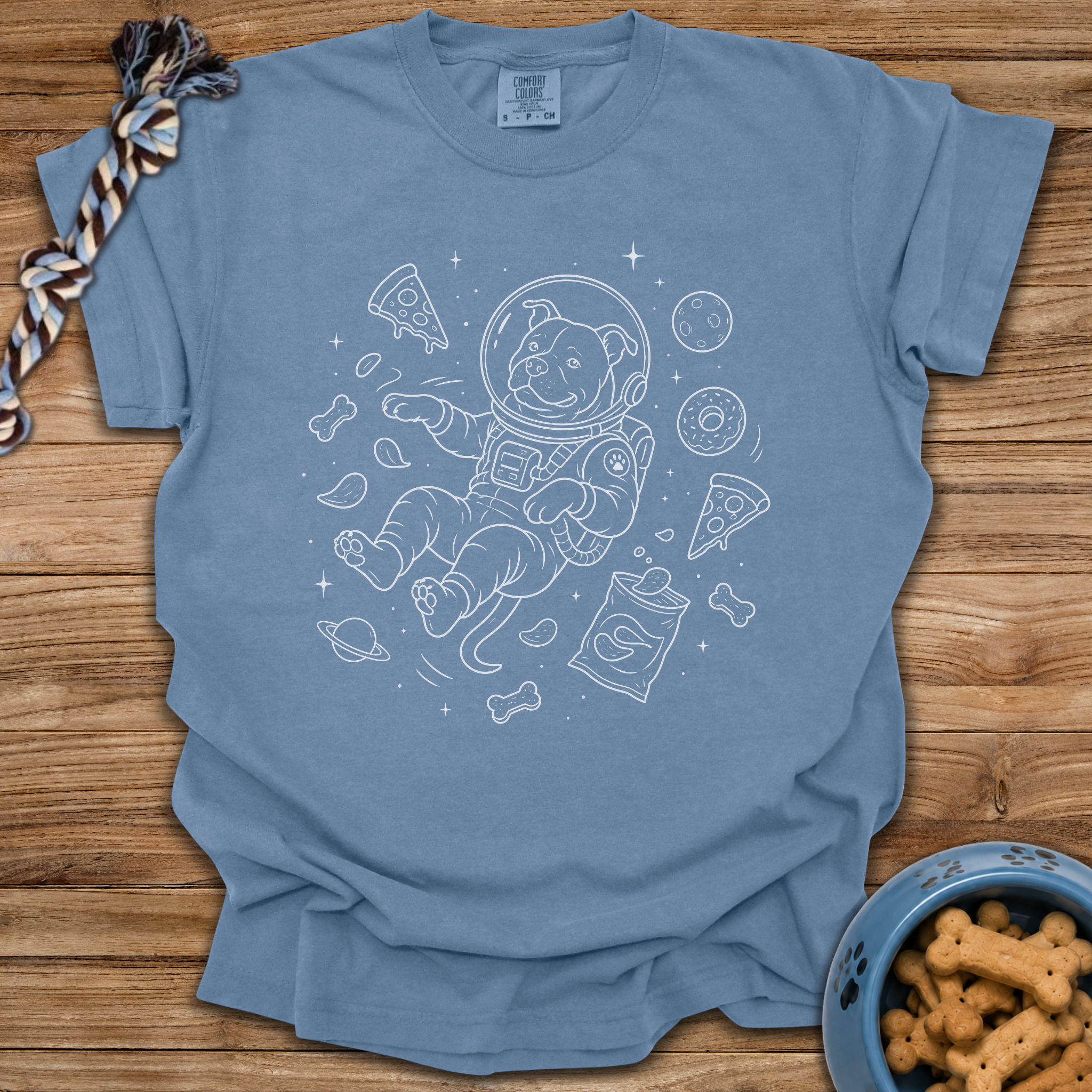 Pittie Astronaut T-Shirt