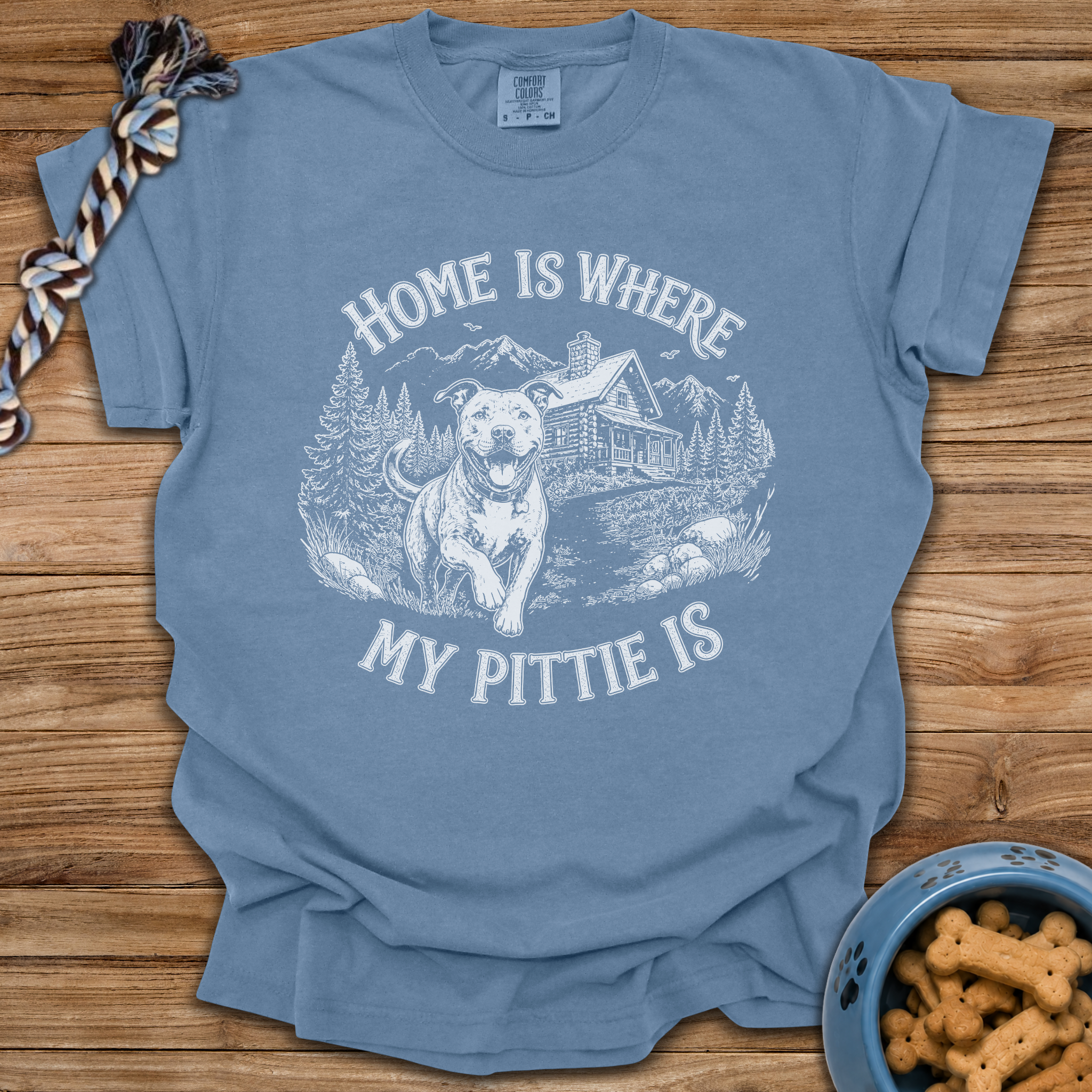 Home Is Where My Pittie Is T-Shirt