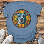 Stained Glass Pitbull T-Shirt