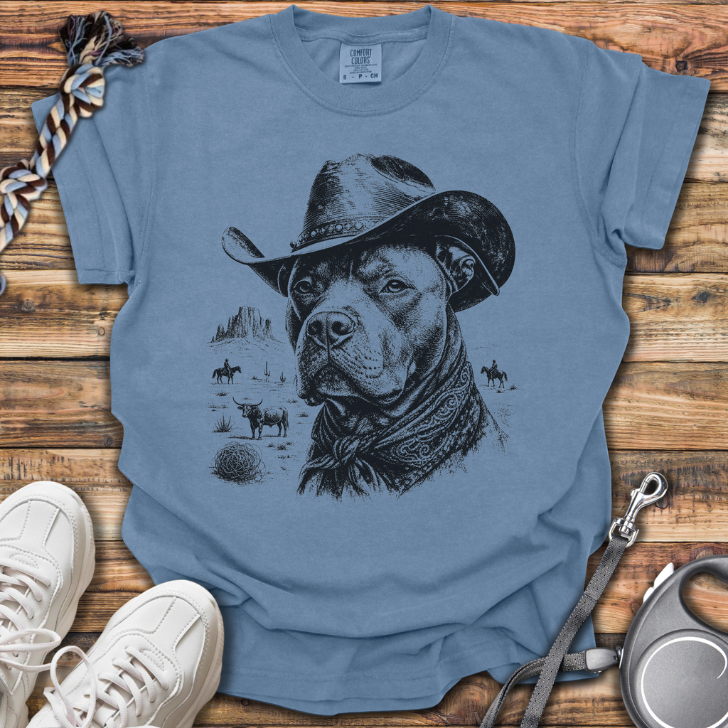 Cowboy Pittie T-Shirt