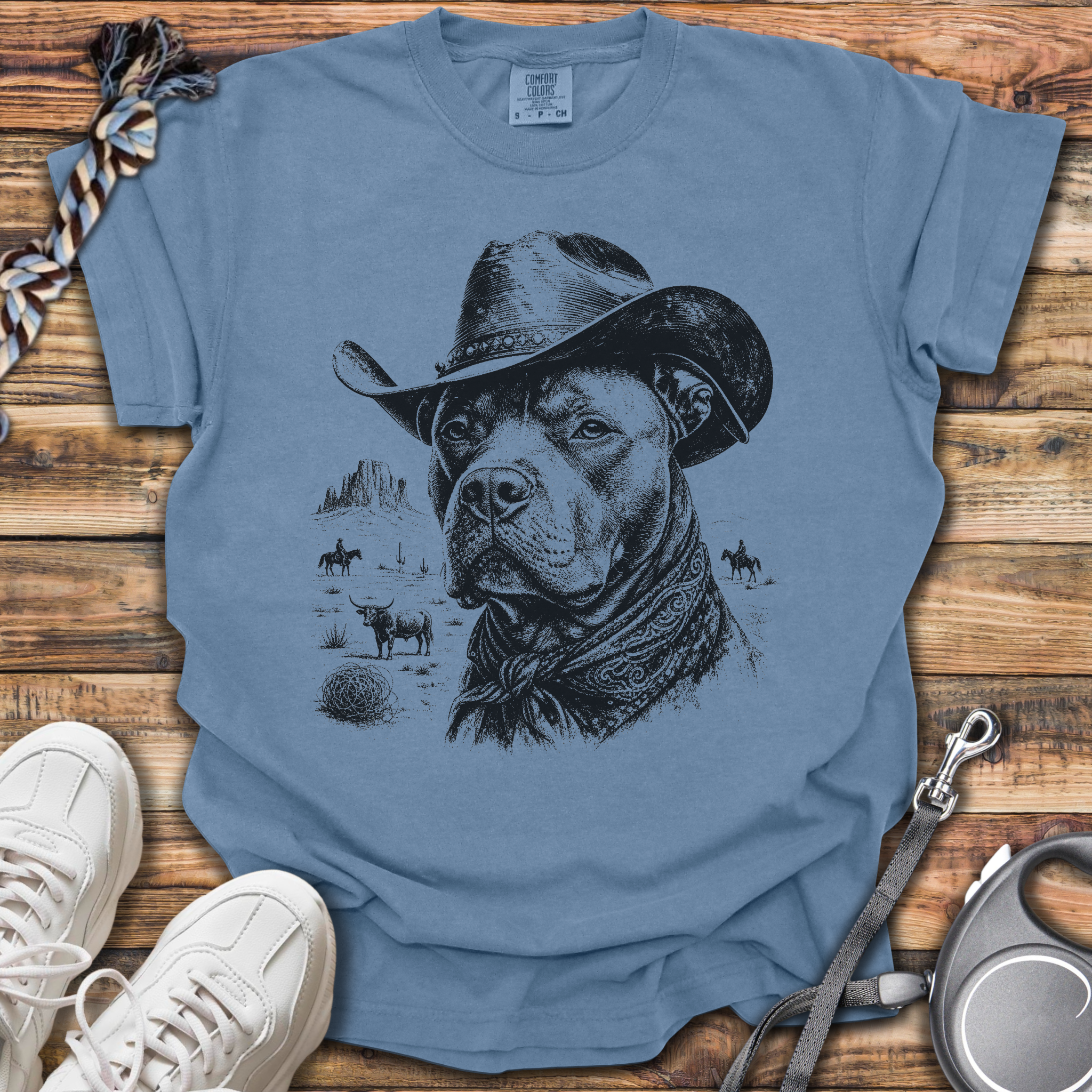Cowboy Pittie T-Shirt