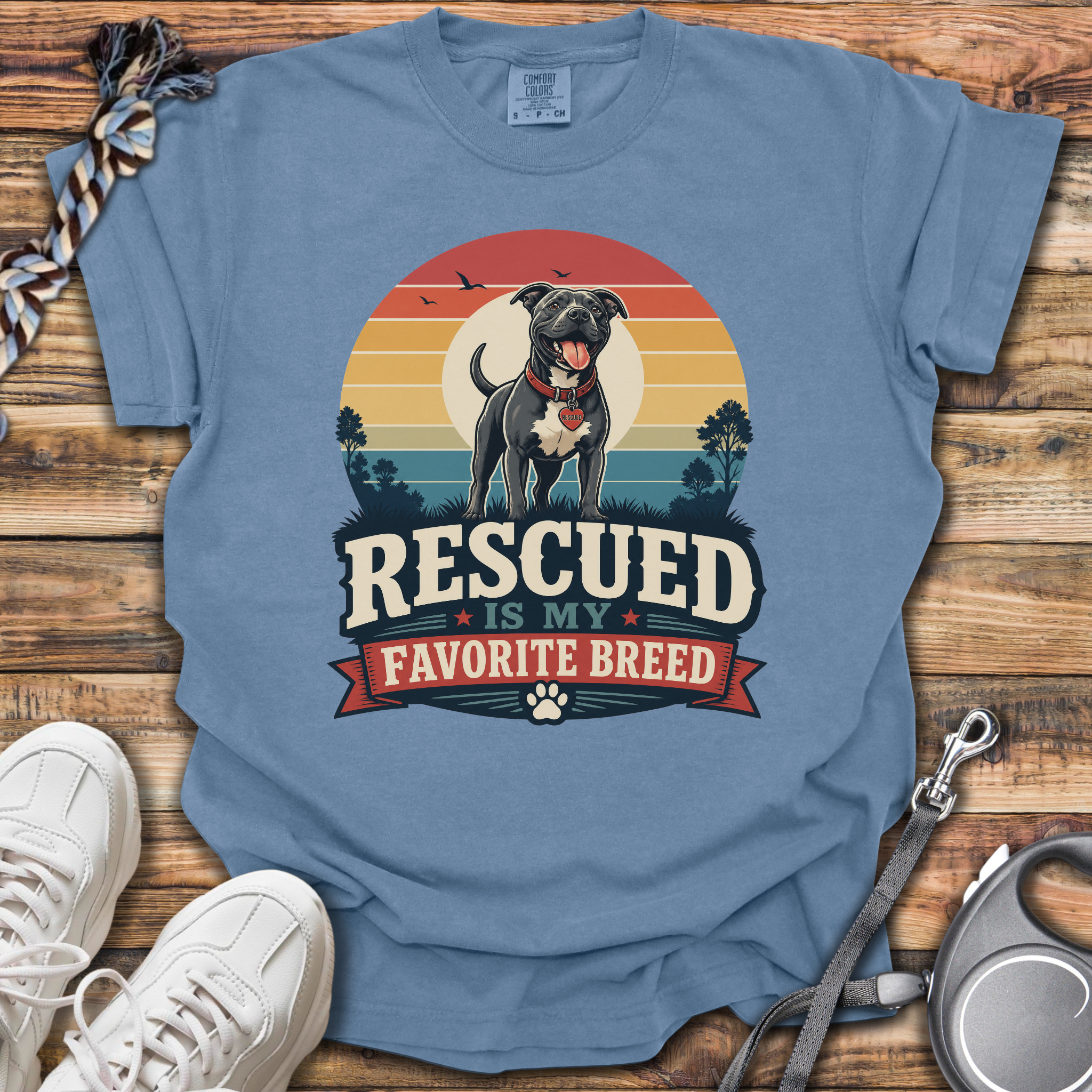 Rescued Is My Favorite Breed T-Shirt