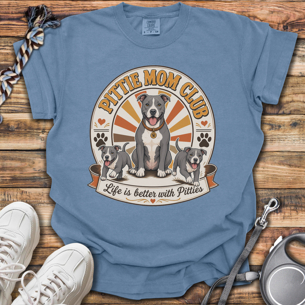 Pittie Mom Club T-Shirt