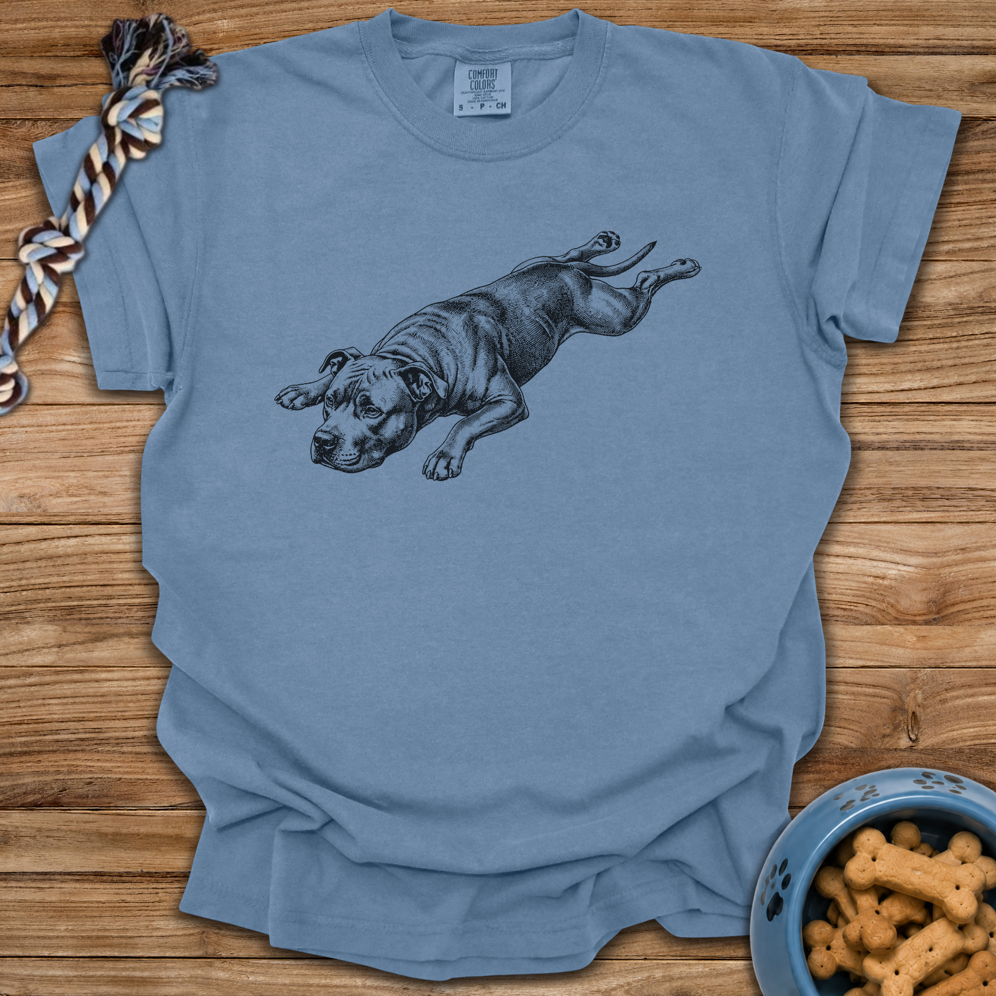 Splooting Pittie T-Shirt