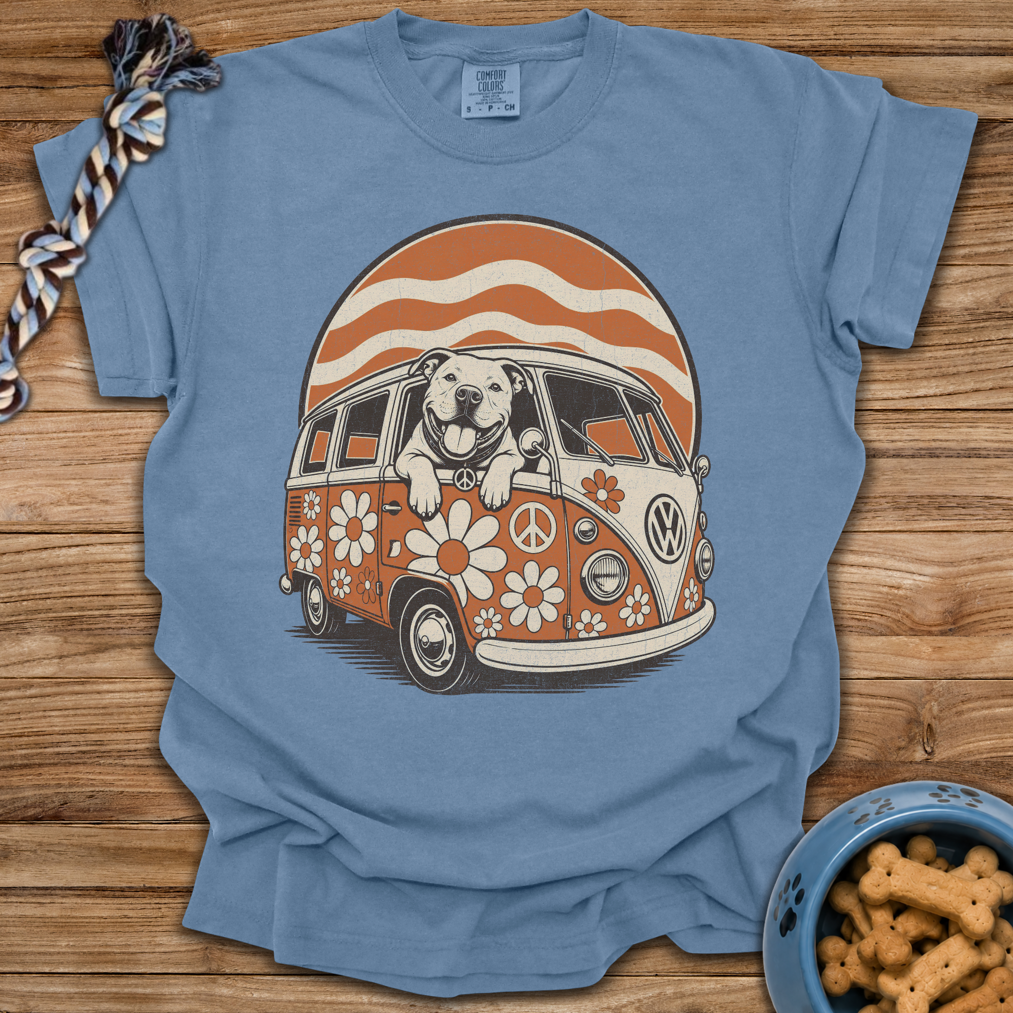 Velvet Hippo Peace Van T-Shirt