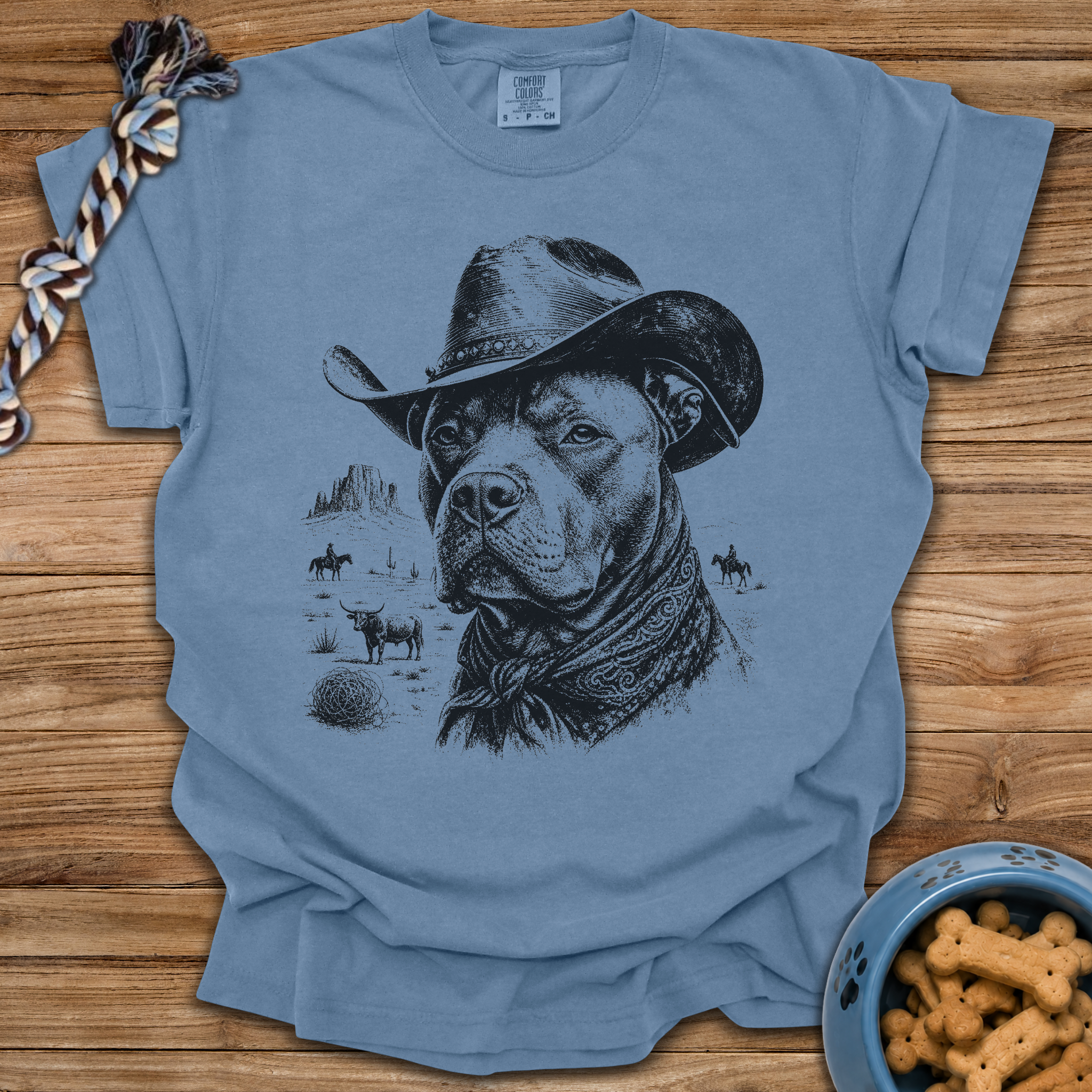 Cowboy Pittie T-Shirt