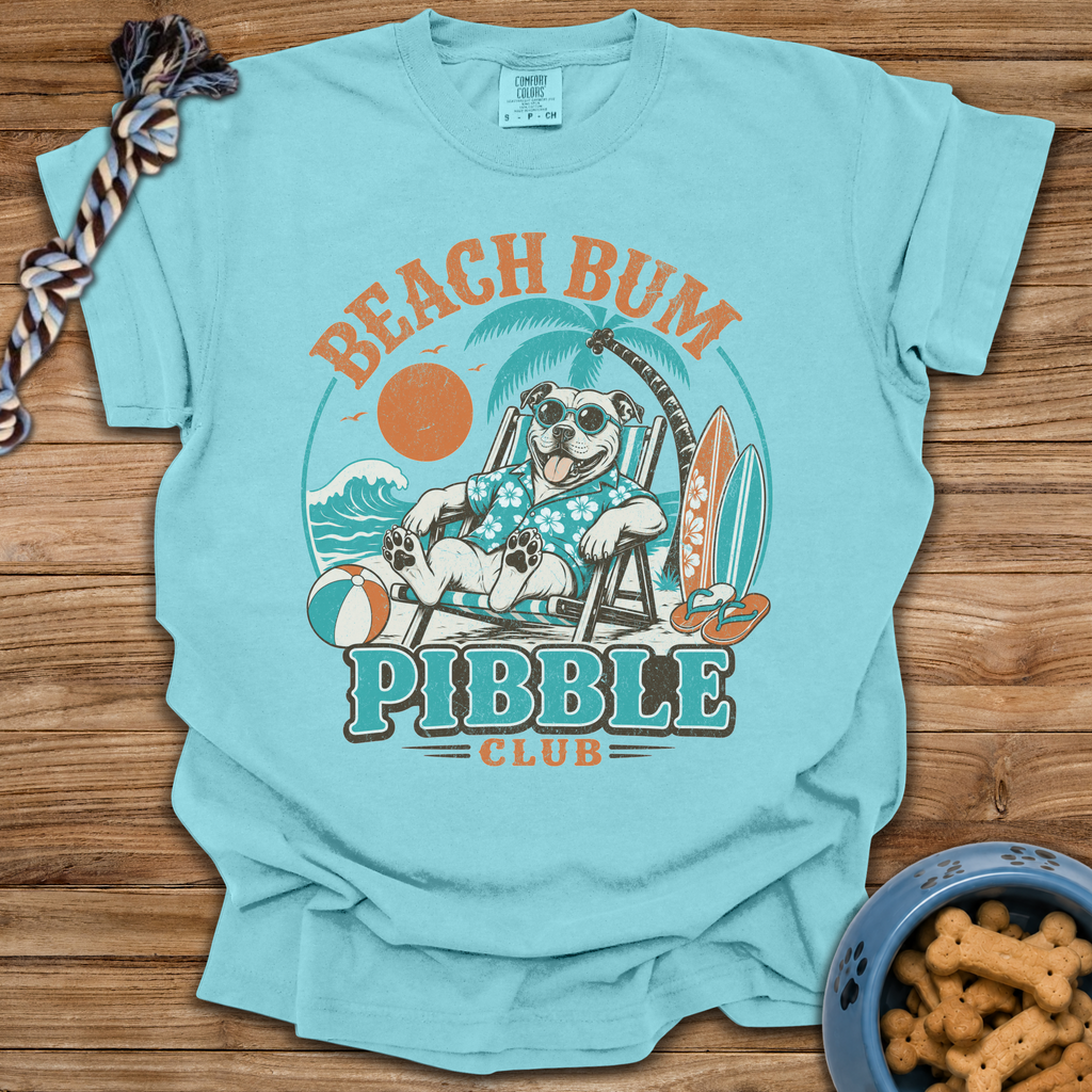 Beach Bum Pibble Club T-Shirt