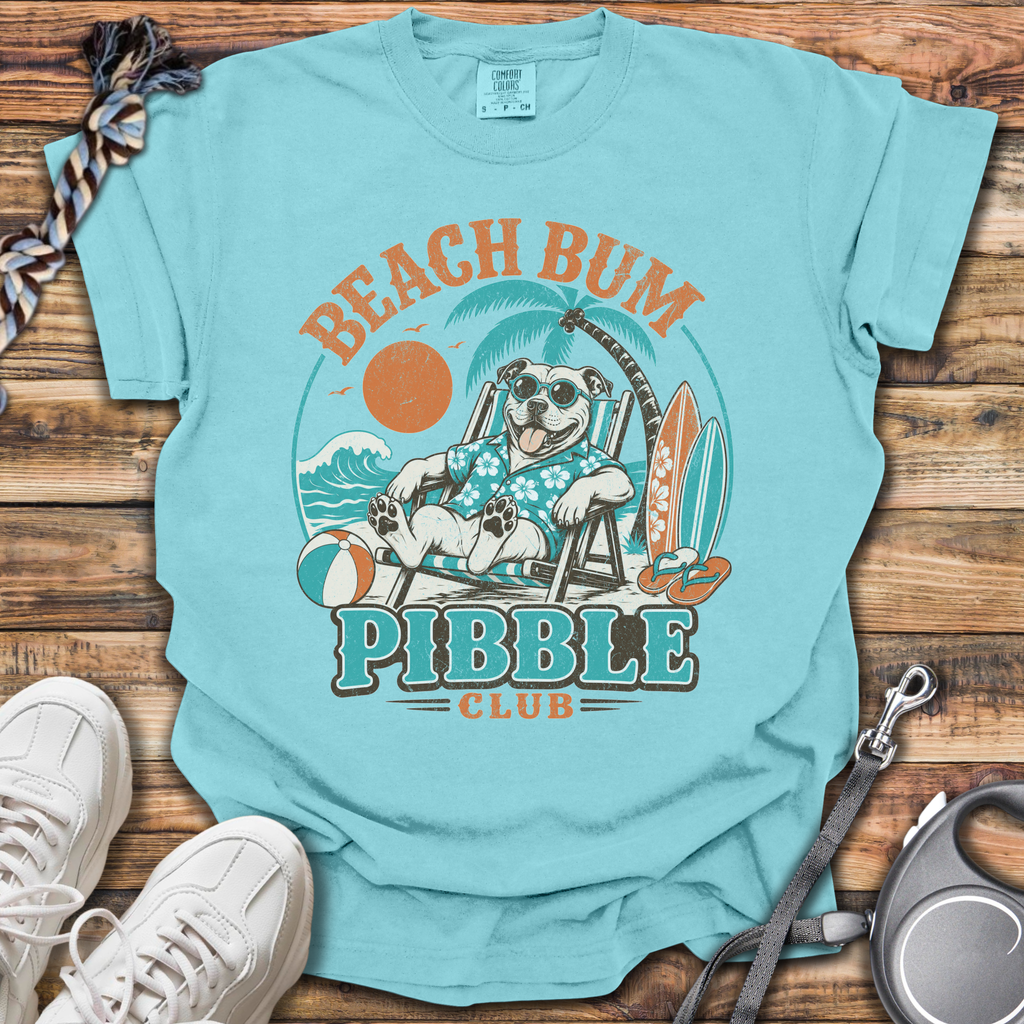 Beach Bum Pibble Club T-Shirt