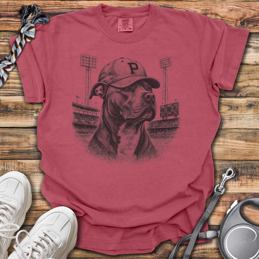 Vintage Pitbull Baseball T-Shirt