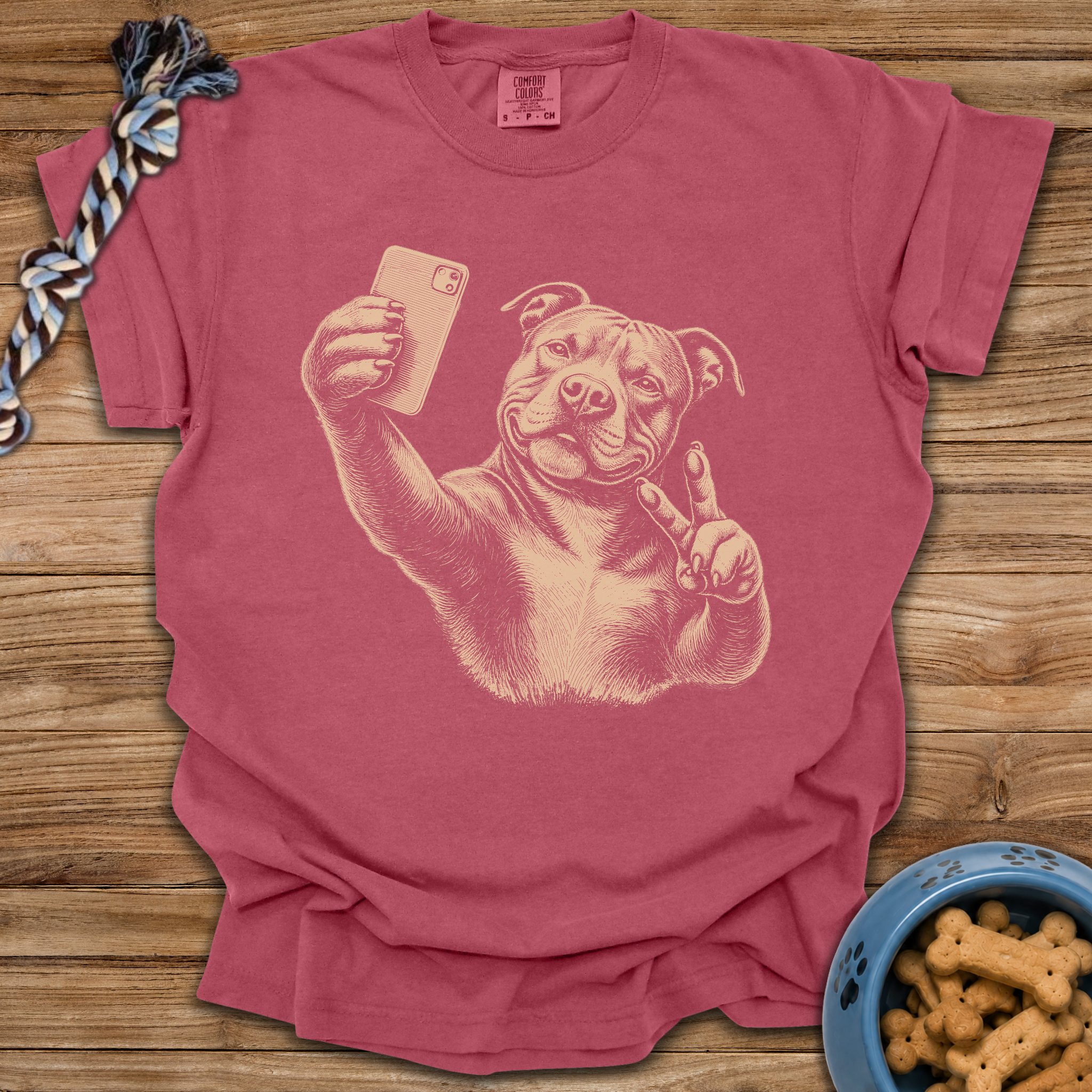 Pibble Selfie T-Shirt