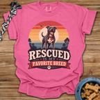 Rescued Is My Favorite Breed T-Shirt