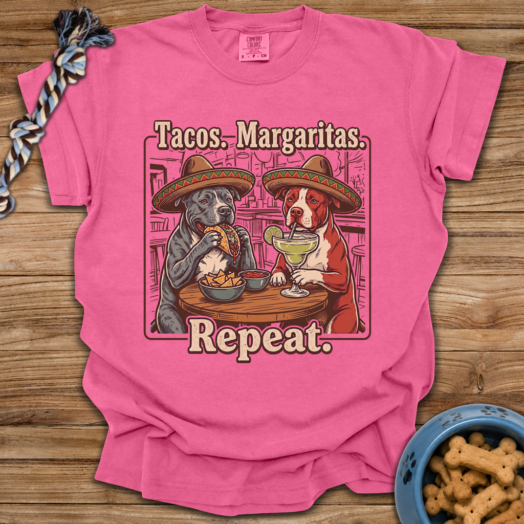 Tacos Margaritas Repeat T-Shirt