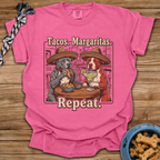 Tacos Margaritas Repeat T-Shirt