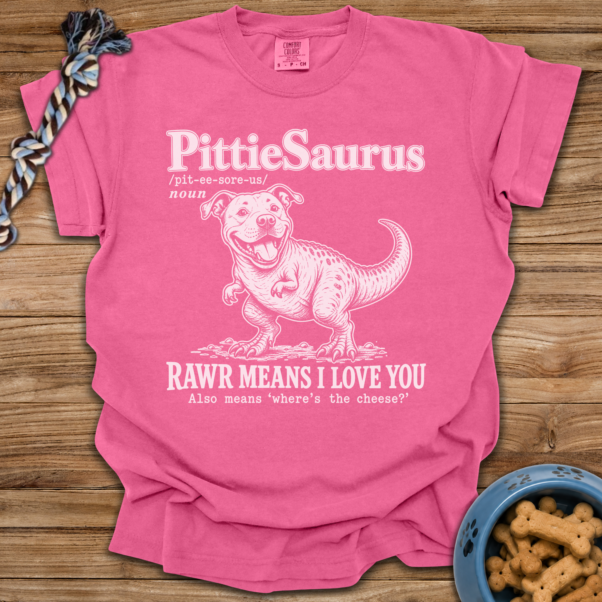 Pittiesaurus Rawr T-Shirt